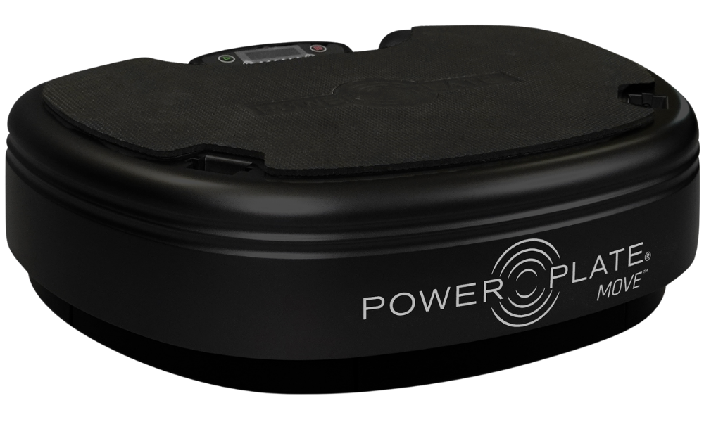 Matte Black Power Plate Move for home fitness